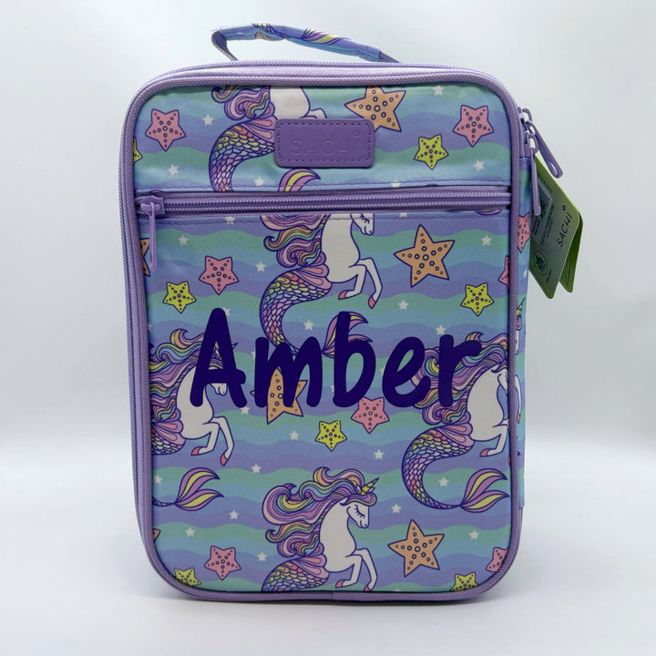 Sachi Insulated Lunch Bag Mermaid Unicorns