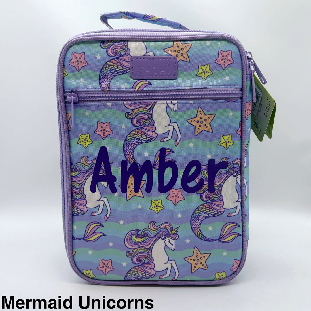 Sachi Insulated Lunch Bag Mermaid Unicorns