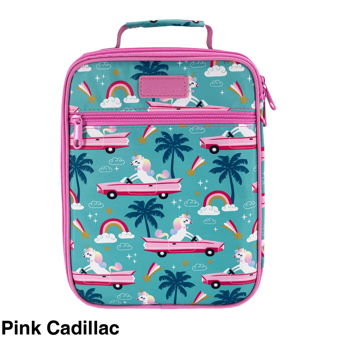 Sachi Insulated Lunch Bag Pink Cadillac