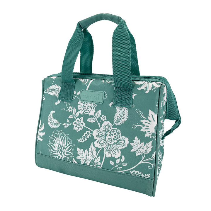 Sachi Insulated Tote Green Paisley