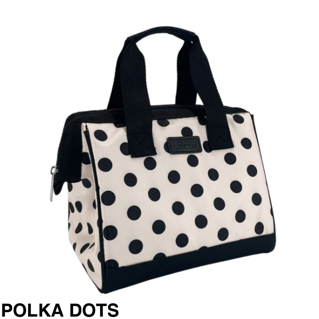 Sachi Insulated Tote Polka Dots