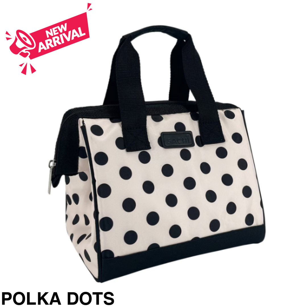 Sachi Insulated Tote Polka Dots