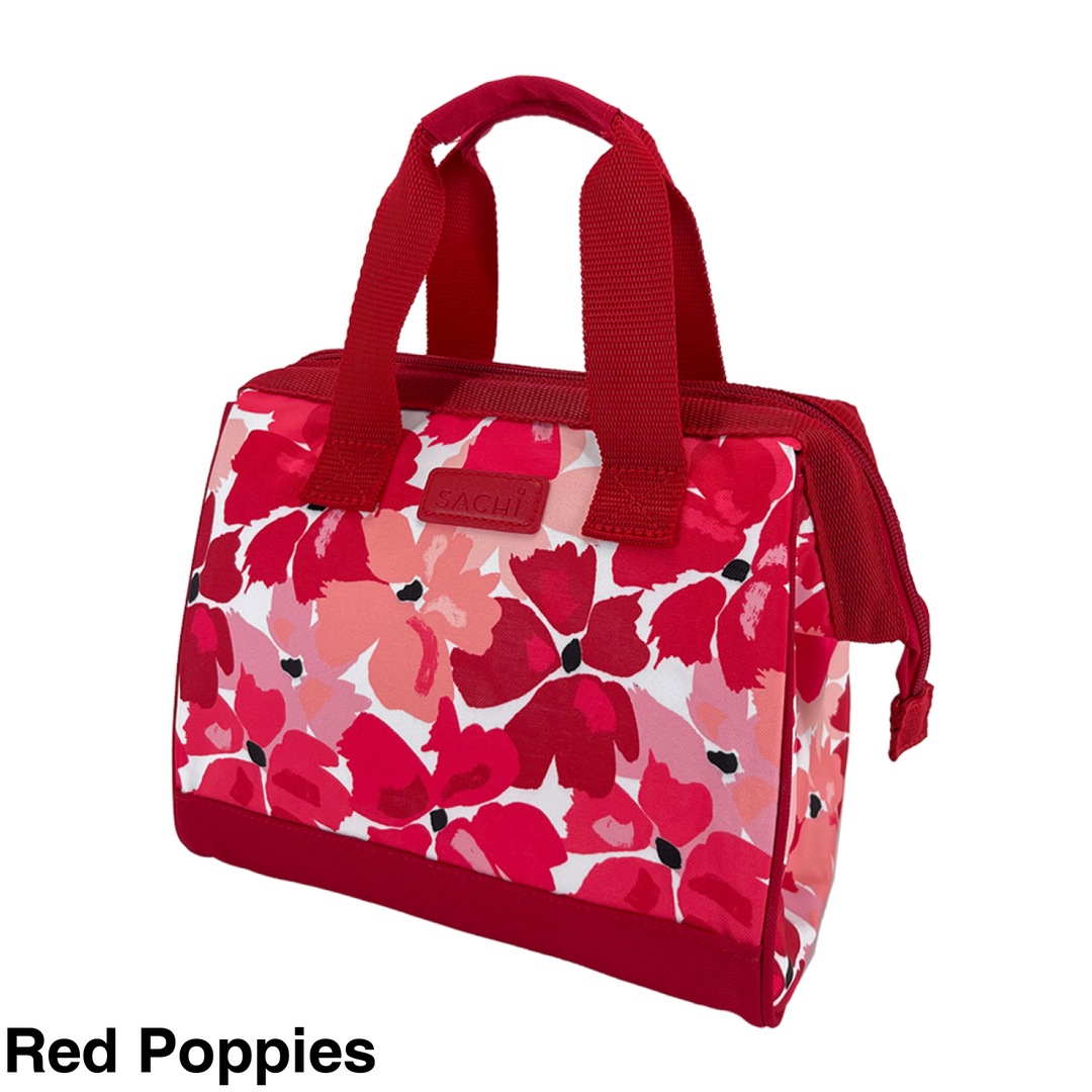 Sachi Insulated Tote Red Poppies
