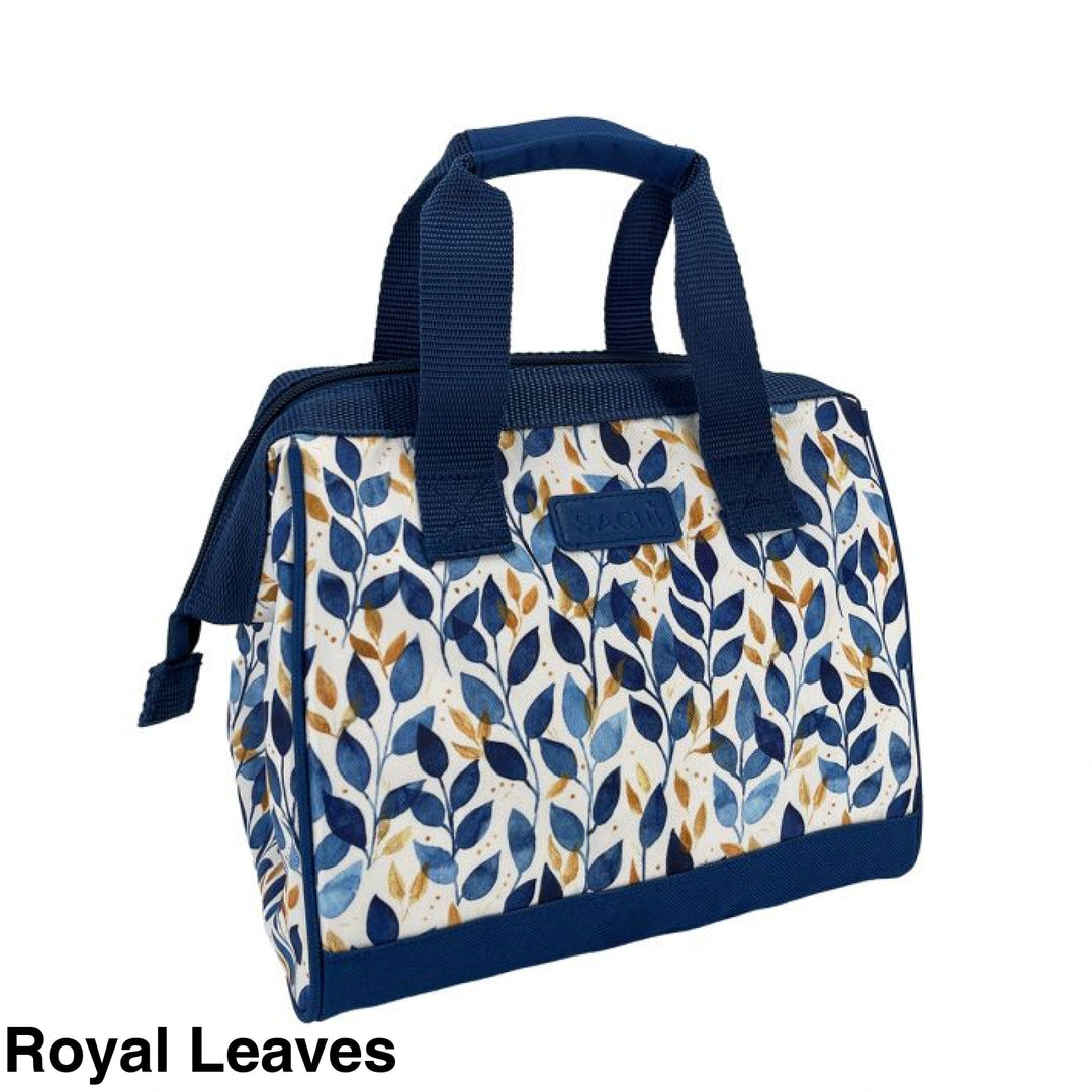 Sachi Insulated Tote Royal Leaves