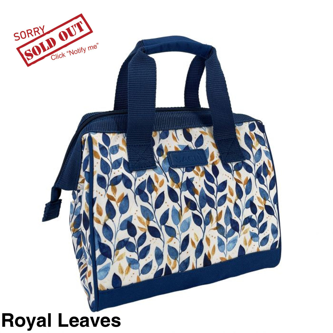 Sachi Insulated Tote Royal Leaves