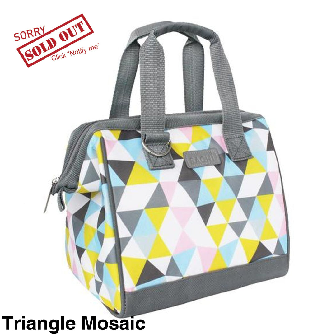 Sachi Insulated Tote Triangle Mosaic