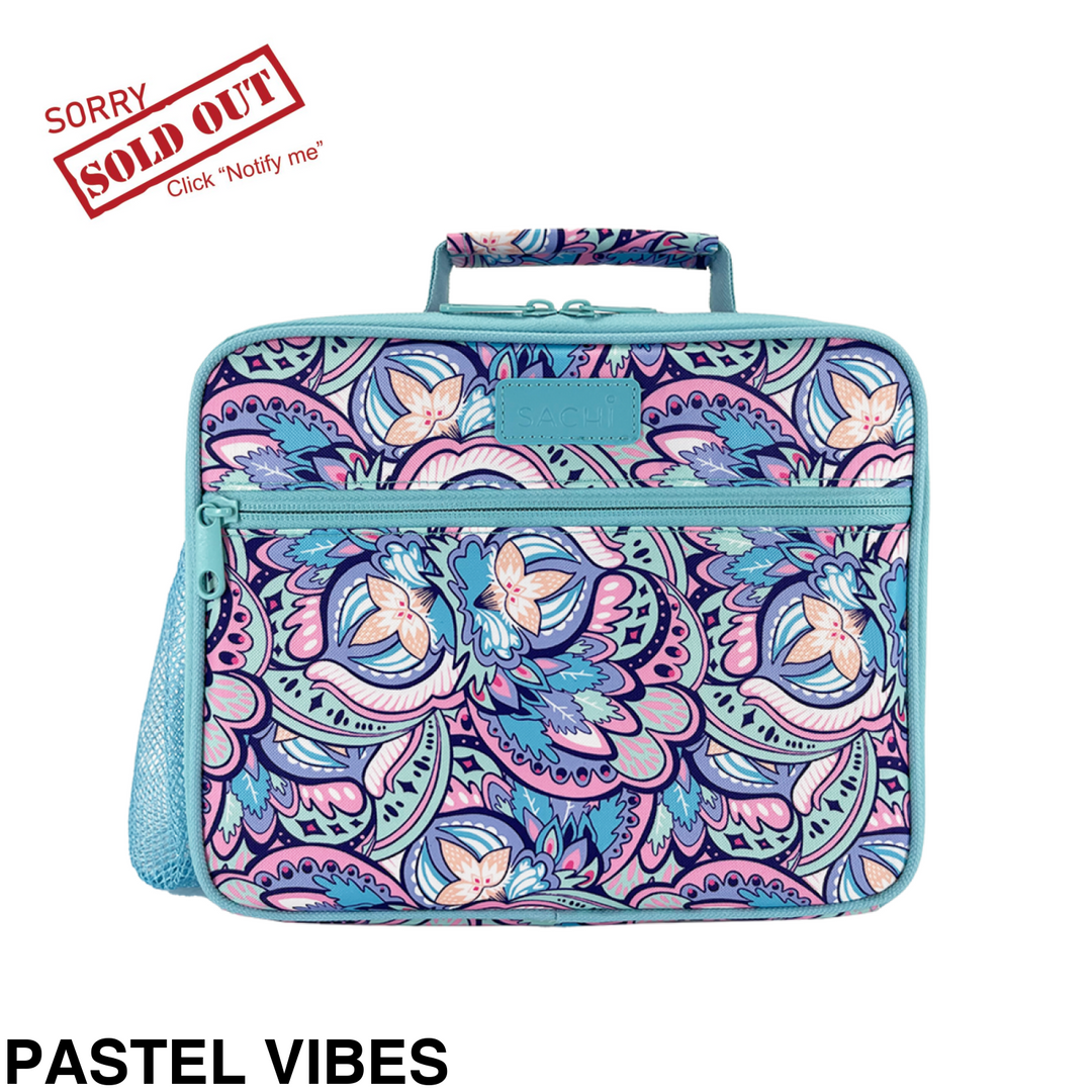 Sachi Lunch Bag W/ Bottle Holder Pastel Vibes
