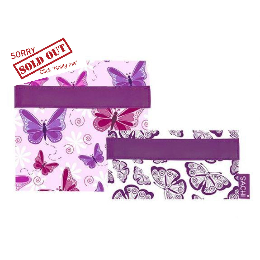 Sachi Reusable Lunch Pockets Butterfly