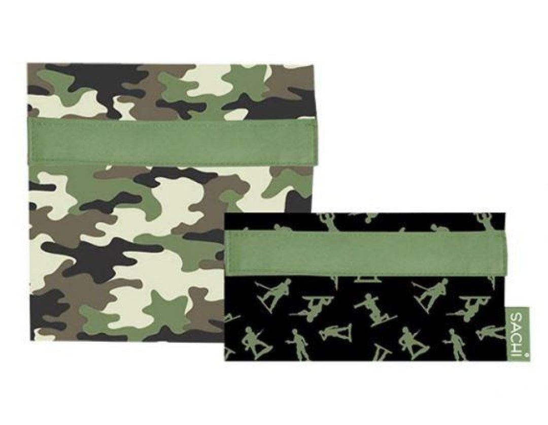 Sachi Reusable Lunch Pockets Camo