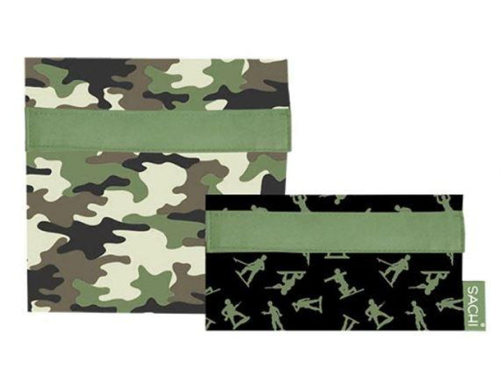 Sachi Reusable Lunch Pockets Camo