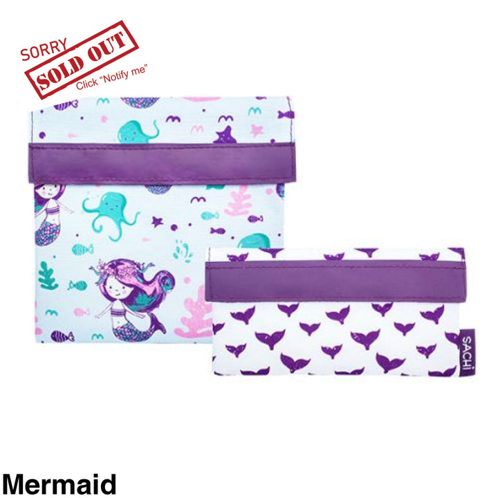 Sachi Reusable Lunch Pockets Mermaid