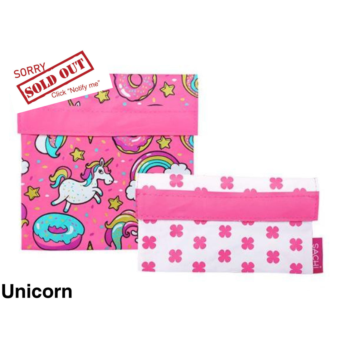 Sachi Reusable Lunch Pockets Unicorn