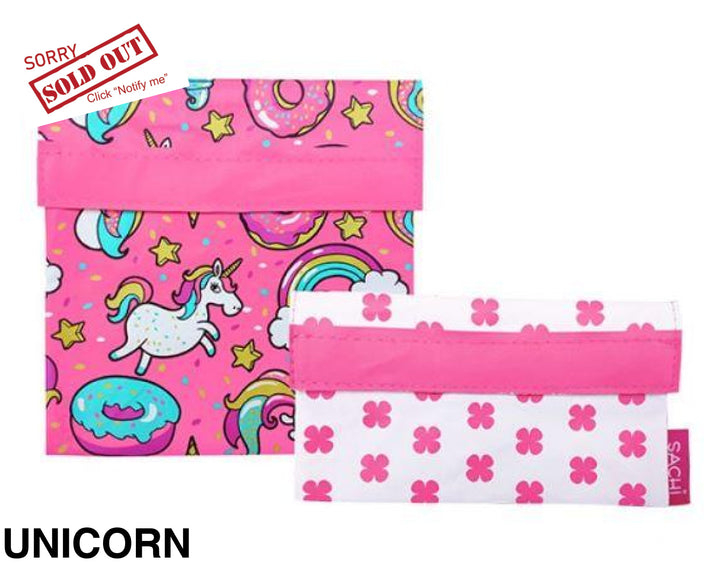 Sachi Reusable Lunch Pockets Unicorn