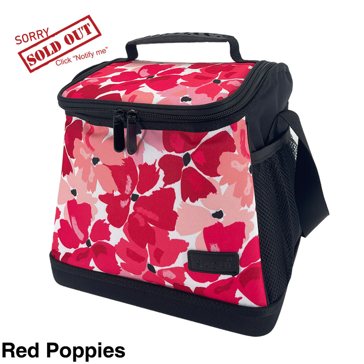 Sachi Weekender Cooler Bag 12L Red Poppies