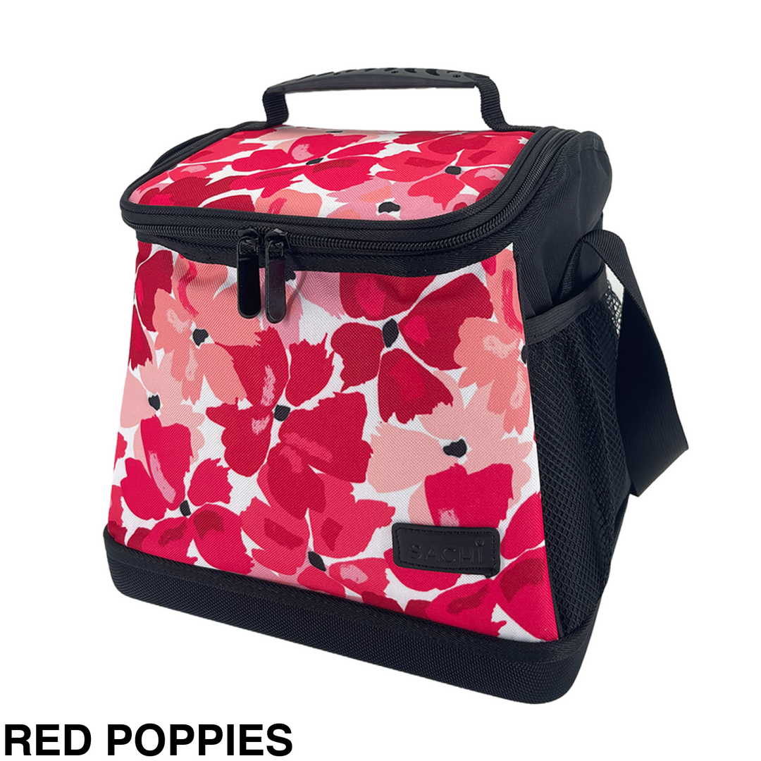 Sachi Weekender Cooler Bag 12L Red Poppies
