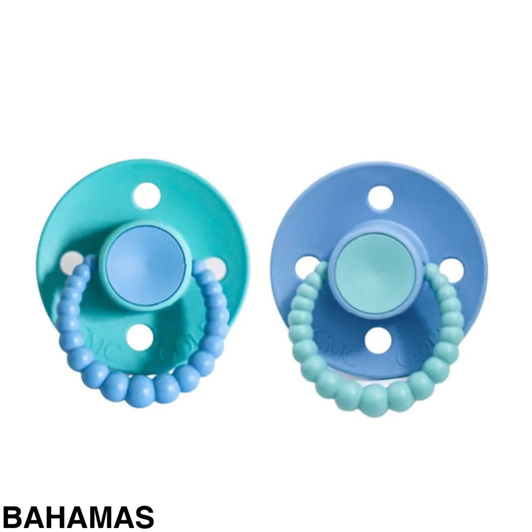 Size 1 Cmc Bubble Dummies - Twin Pack Air Filled Teat Bahamas