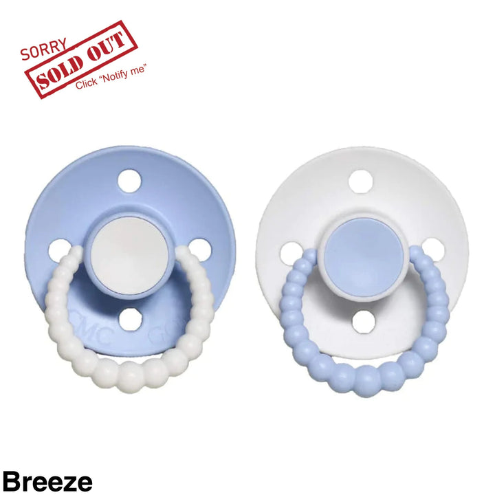 Size 1 Cmc Bubble Dummies - Twin Pack Air Filled Teat Breeze