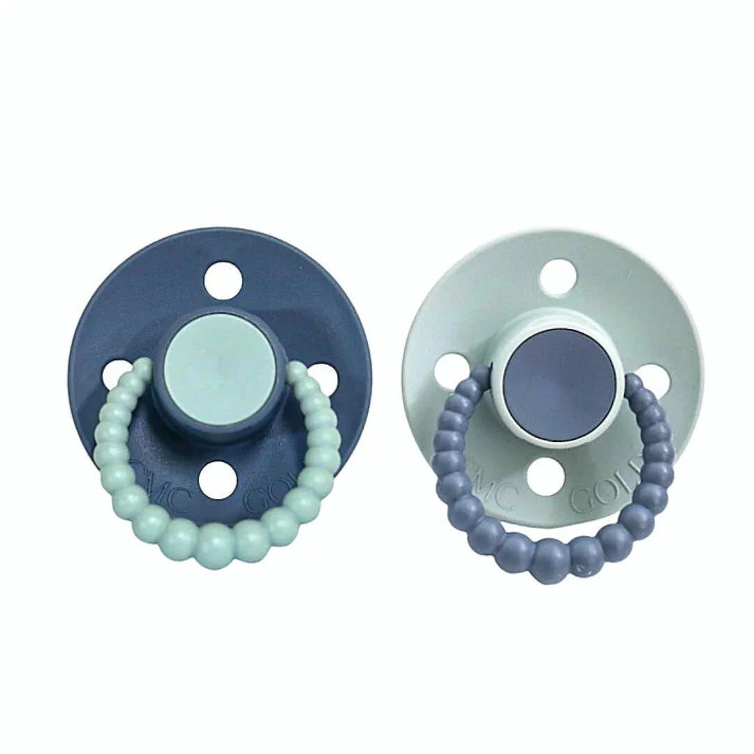 Size 1 Cmc Bubble Dummies - Twin Pack Air Filled Teat Jungle