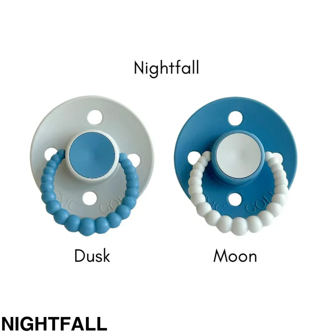 SIZE 1 CMC Bubble Dummies - Twin Pack - AIR FILLED TEAT Nightfall