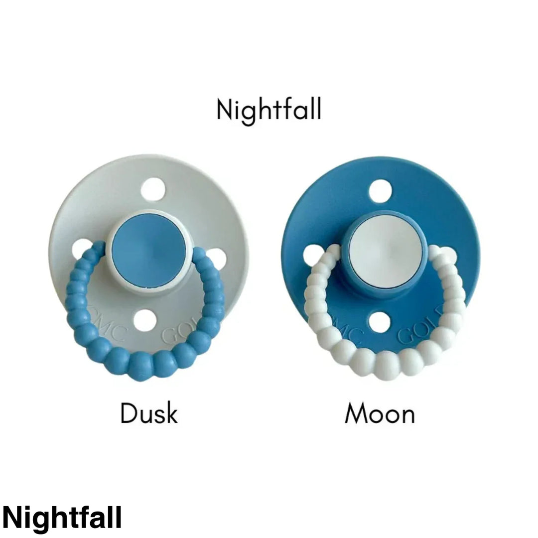 SIZE 1 CMC Bubble Dummies - Twin Pack - AIR FILLED TEAT Nightfall