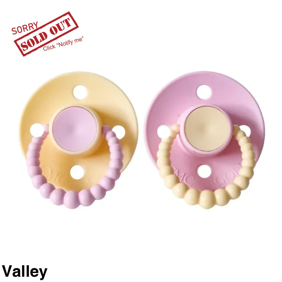 Size 1 Cmc Bubble Dummies - Twin Pack Air Filled Teat Valley