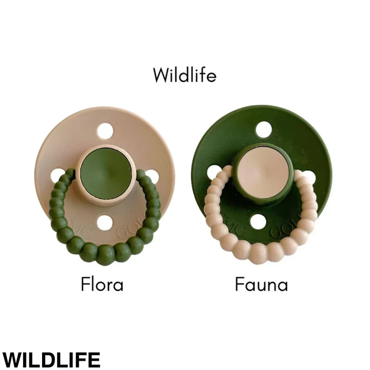 SIZE 1 CMC Bubble Dummies - Twin Pack - AIR FILLED TEAT Wildlife