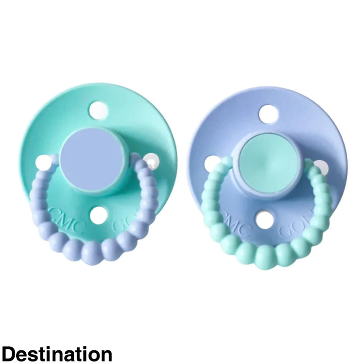 Size 2 Cmc Bubble Dummies - Twin Pack Air Filled Teat Destination