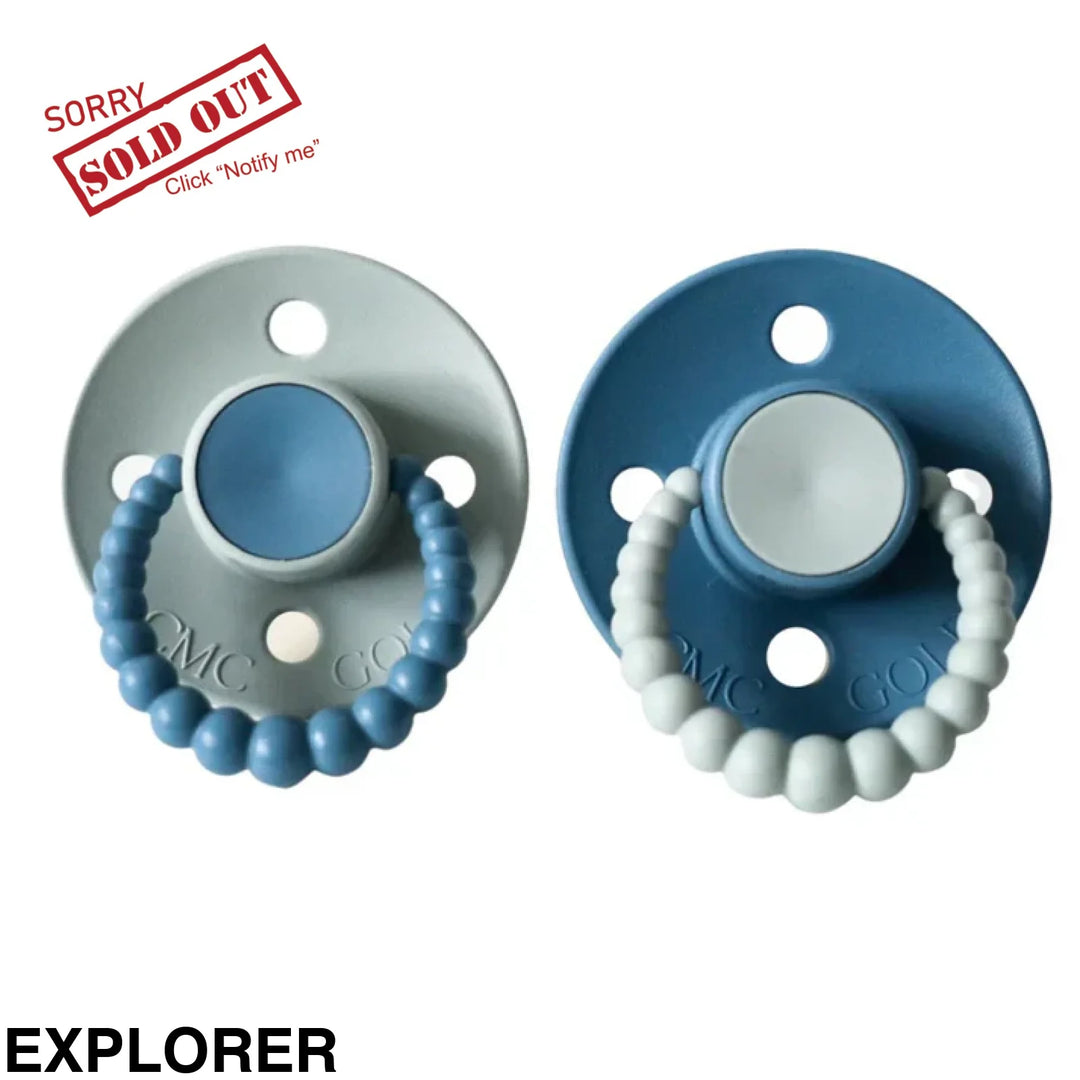 Size 2 Cmc Bubble Dummies - Twin Pack Air Filled Teat Explorer