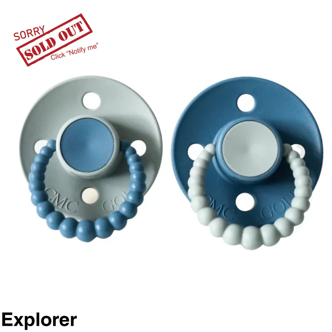 Size 2 Cmc Bubble Dummies - Twin Pack Air Filled Teat Explorer