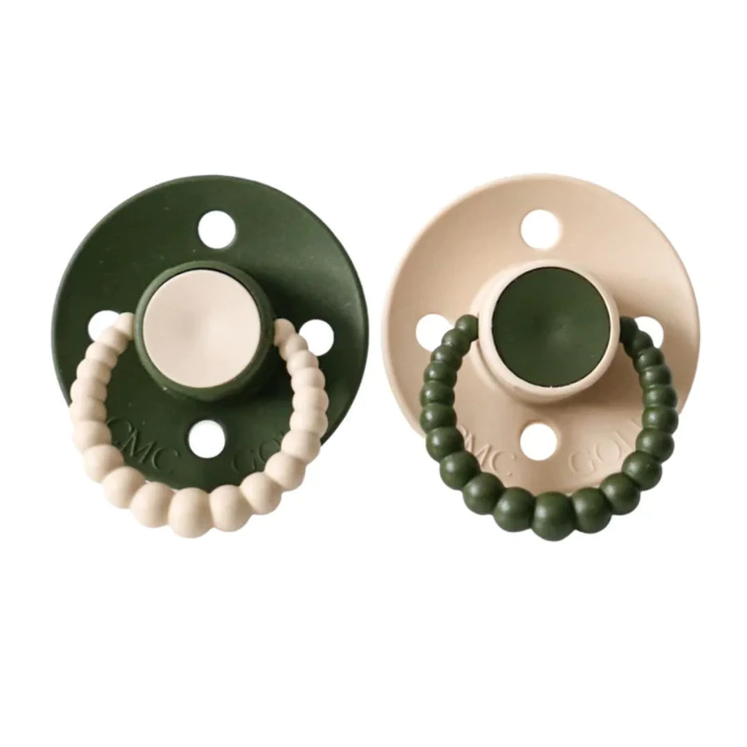 Size 2 Cmc Bubble Dummies - Twin Pack Air Filled Teat Forrest