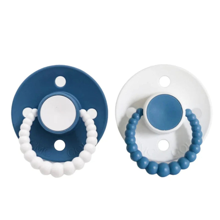 Size 2 Cmc Bubble Dummies - Twin Pack Air Filled Teat Galaxy
