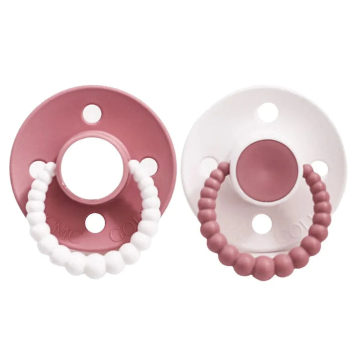Size 2 Cmc Bubble Dummies - Twin Pack Air Filled Teat Ice Cream