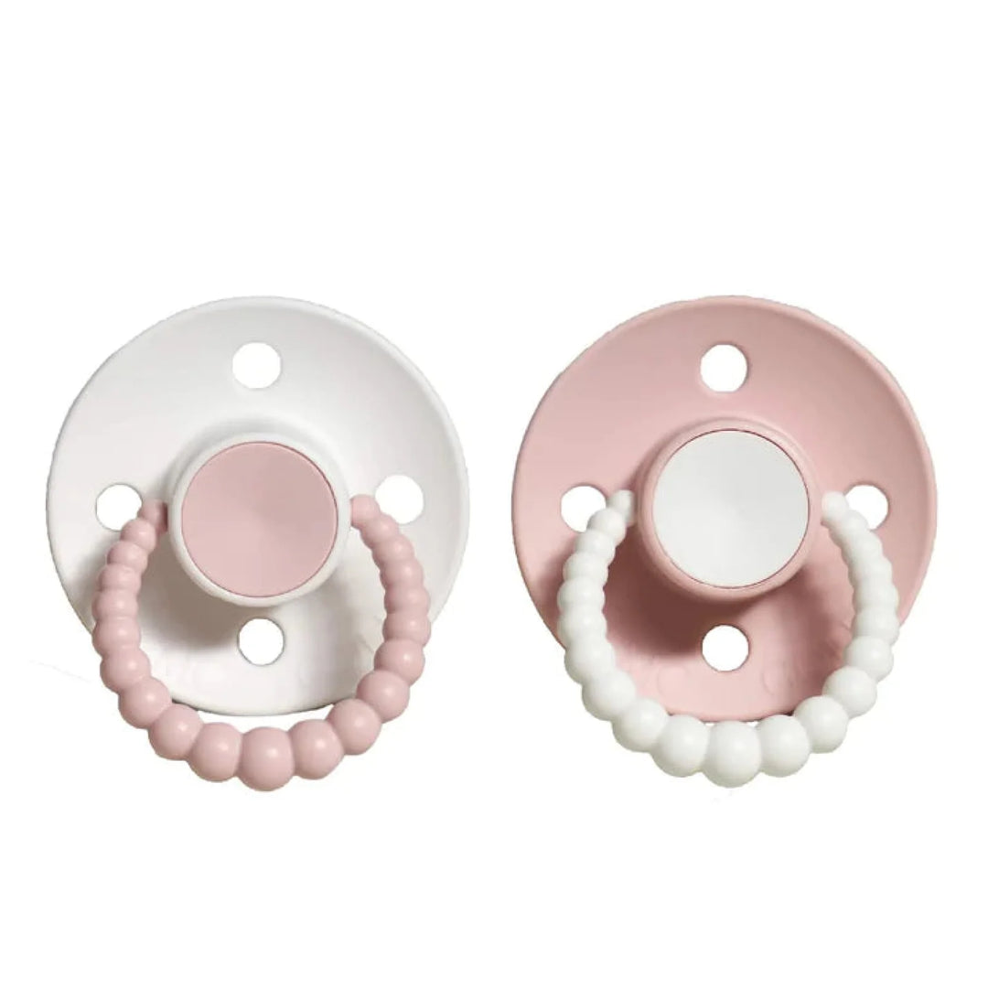 Size 2 Cmc Bubble Dummies - Twin Pack Air Filled Teat Primrose