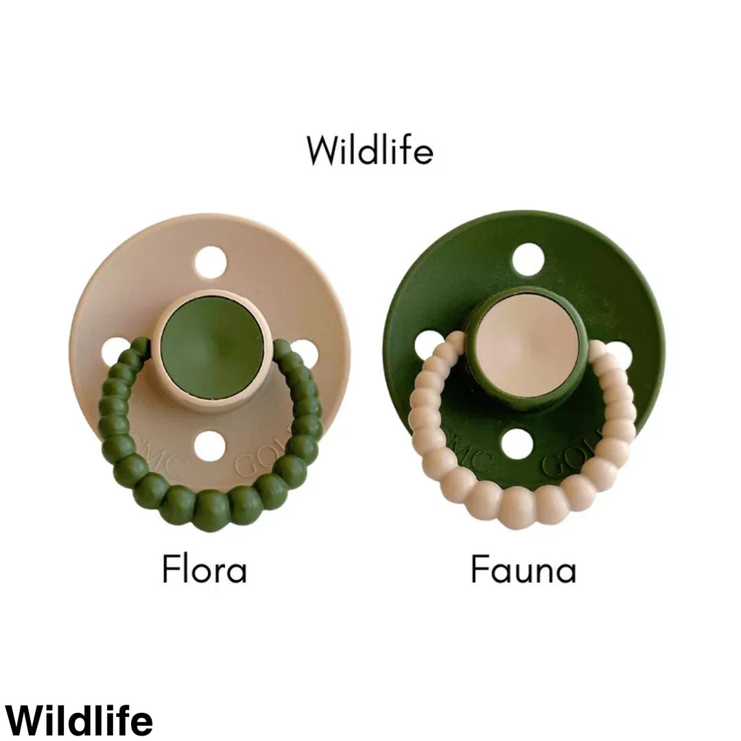 SIZE 2 CMC Bubble Dummies - Twin Pack - AIR FILLED TEAT Wildlife