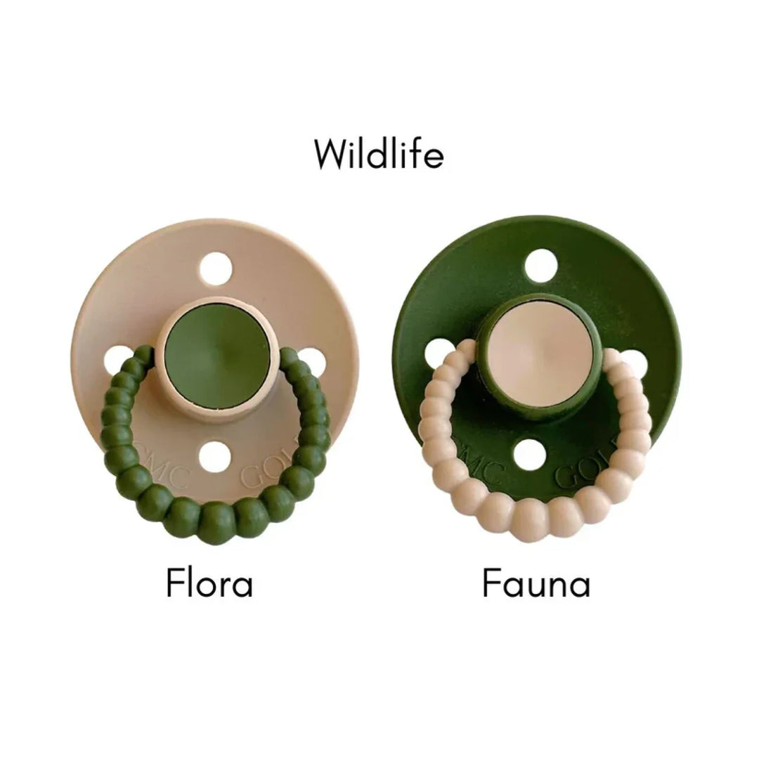 SIZE 2 CMC Bubble Dummies - Twin Pack - AIR FILLED TEAT Wildlife