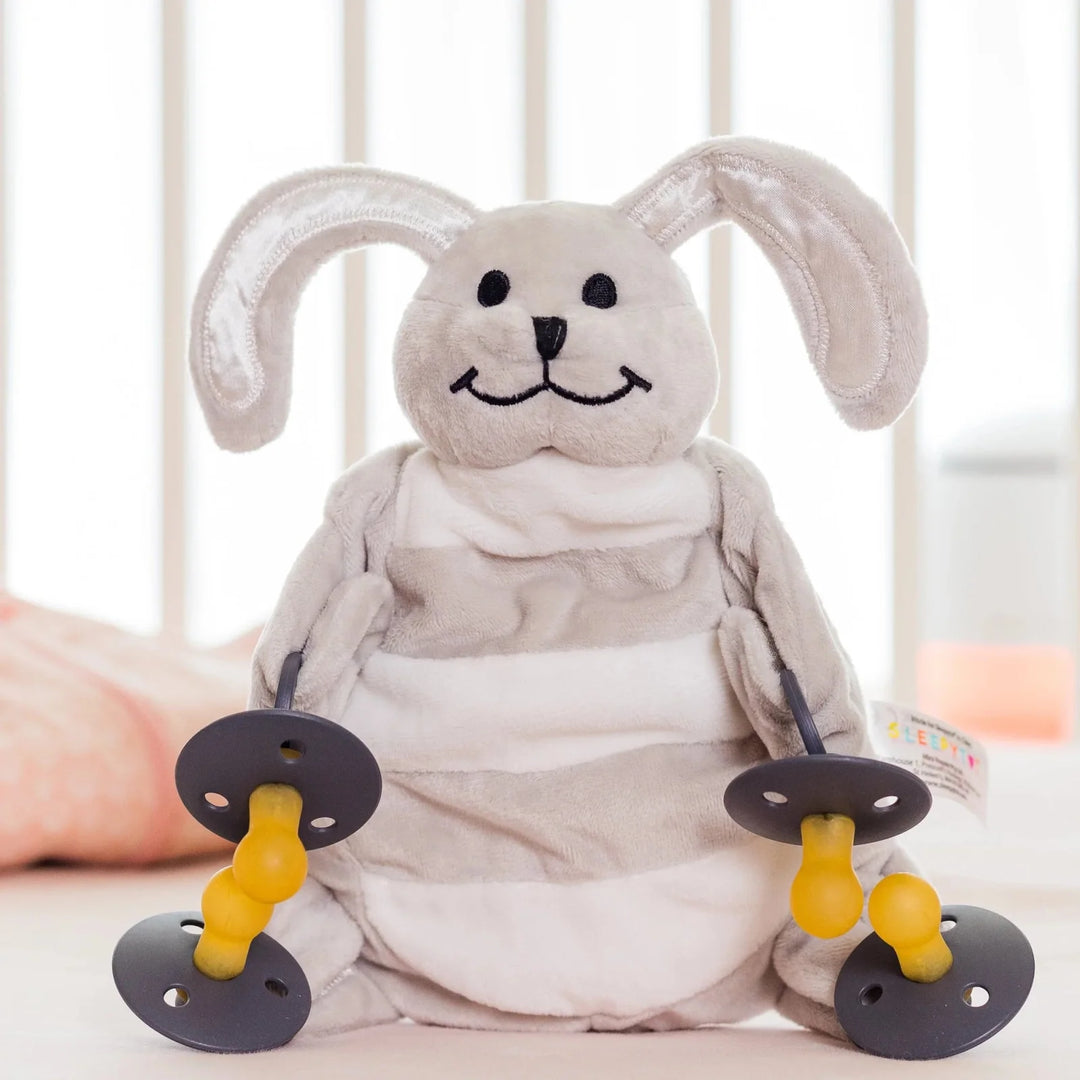 Sleepytot Dummy Comforter Grey Bunny