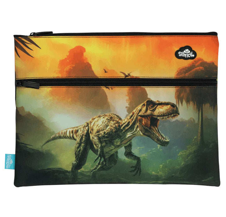 Spencil A4 Twin Zip Pencil Case