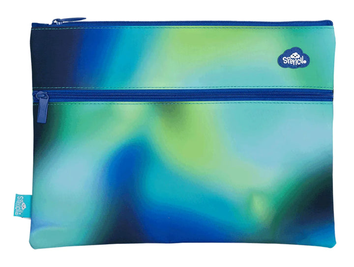 Spencil A4 Twin Zip Pencil Case Galactic Glow