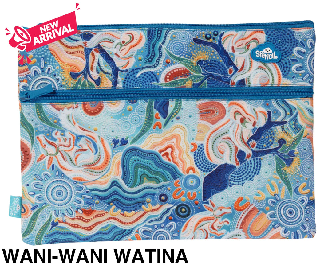 Spencil A4 Twin Zip Pencil Case