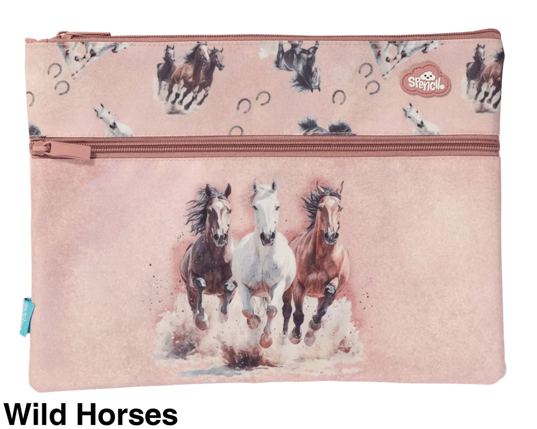 Spencil A4 Twin Zip Pencil Case