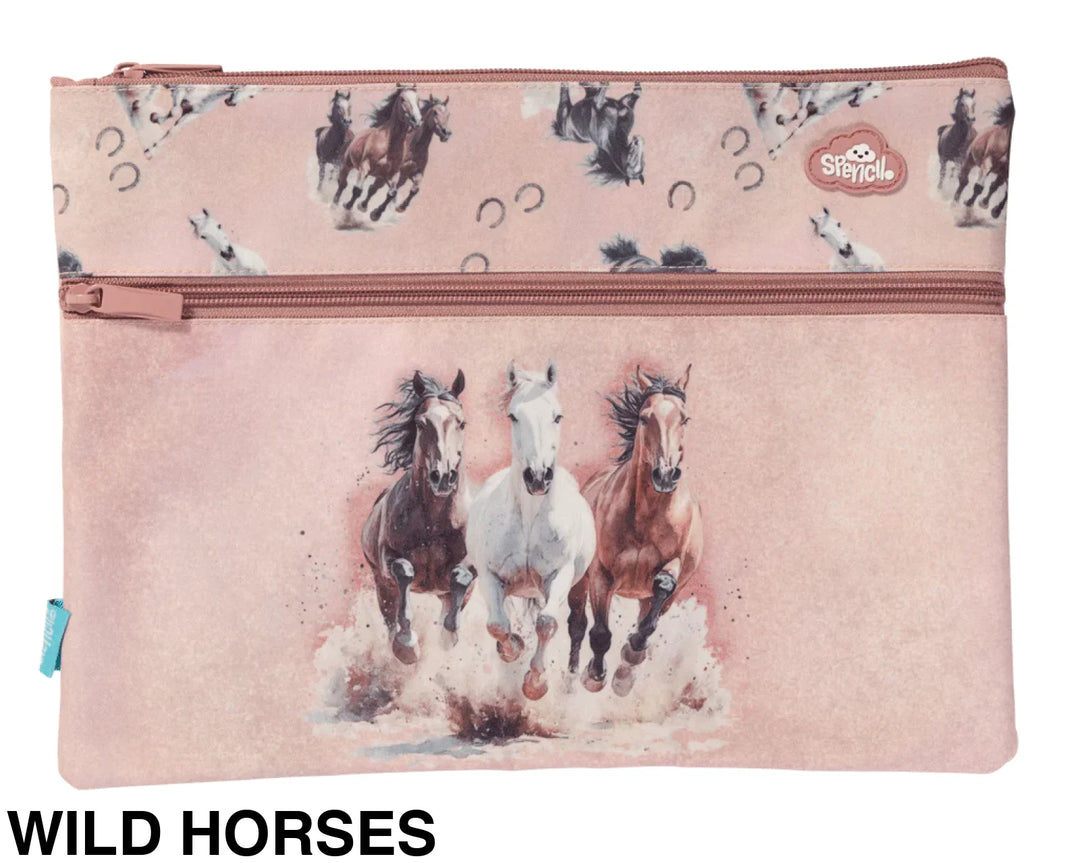 Spencil A4 Twin Zip Pencil Case