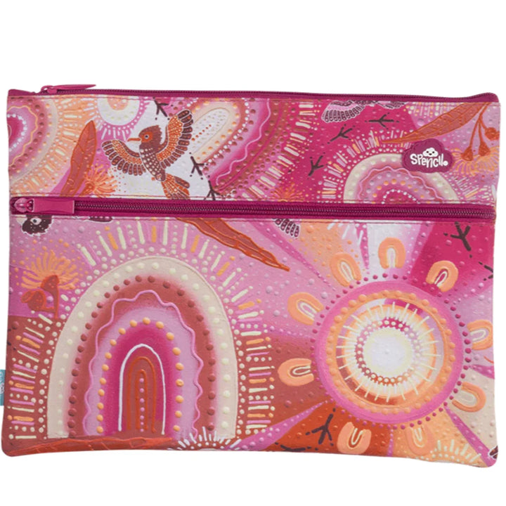 Spencil A4 Twin Zip Pencil Case Yarrawala