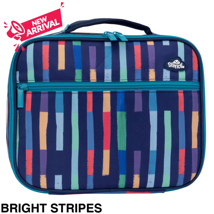 Spencil Big Cooler Lunch Bag Bright Stripes