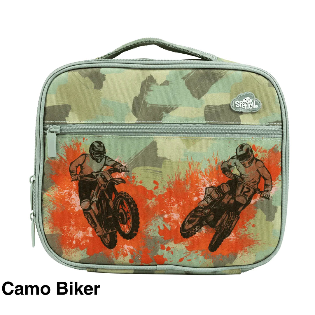 Spencil Big Cooler Lunch Bag Camo Biker