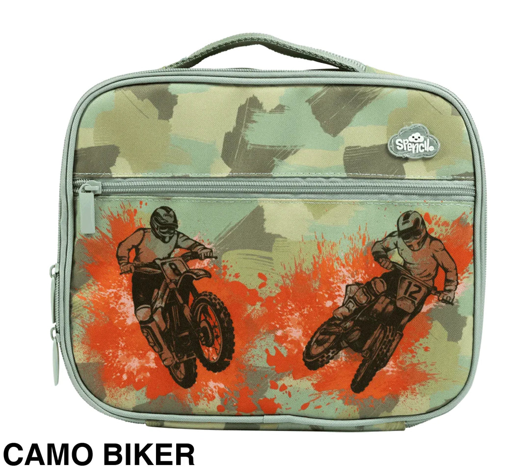 Spencil Big Cooler Lunch Bag Camo Biker