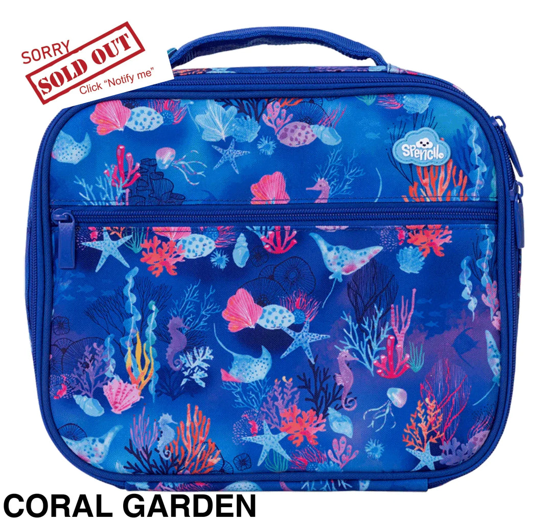 Spencil Big Cooler Lunch Bag Coral Garden