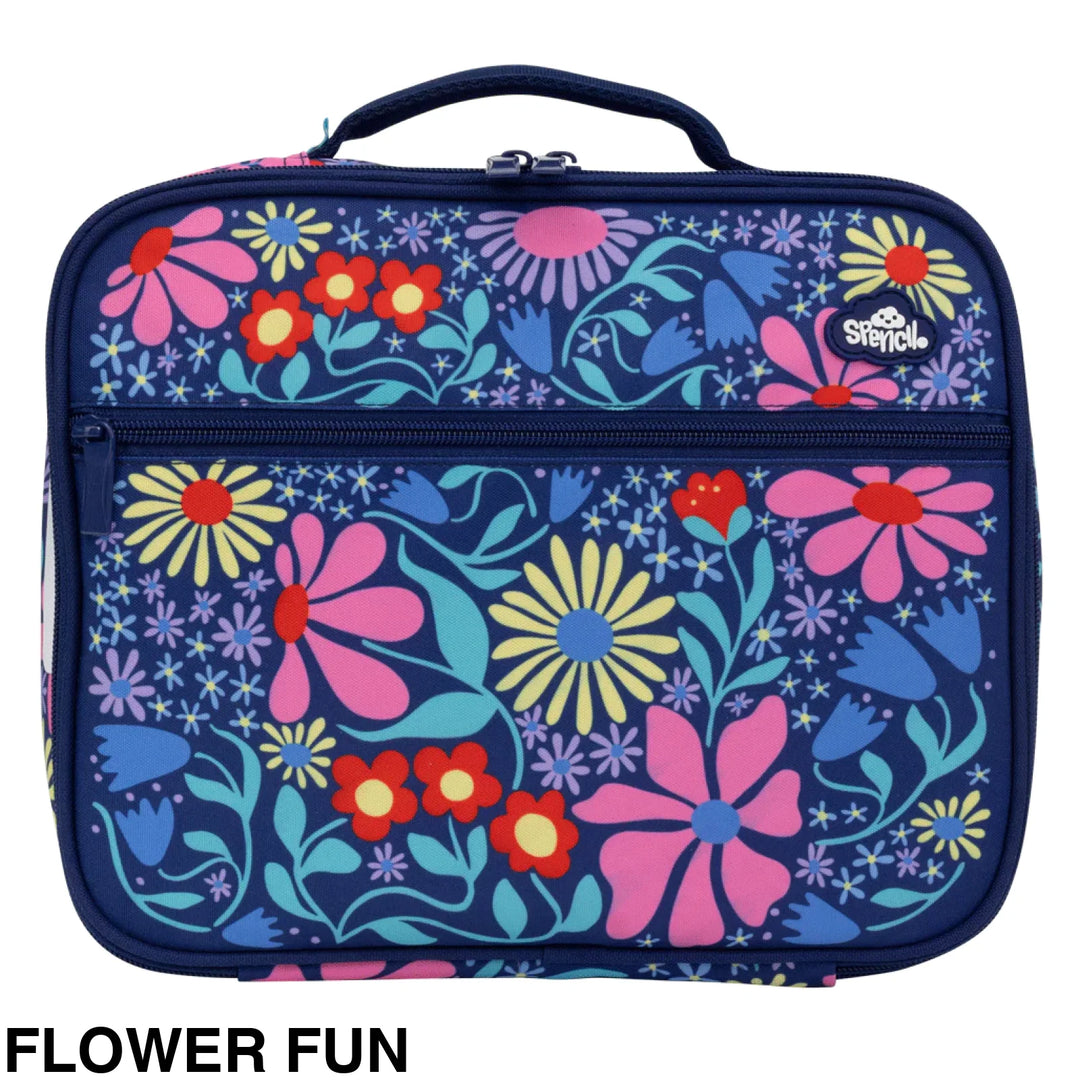 Spencil Big Cooler Lunch Bag Flower Fun