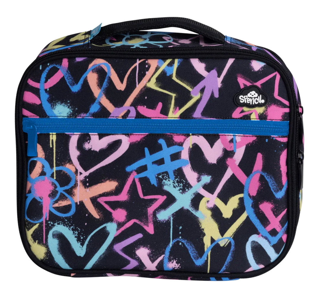 Spencil Big Cooler Lunch Bag Hearts & Crosses