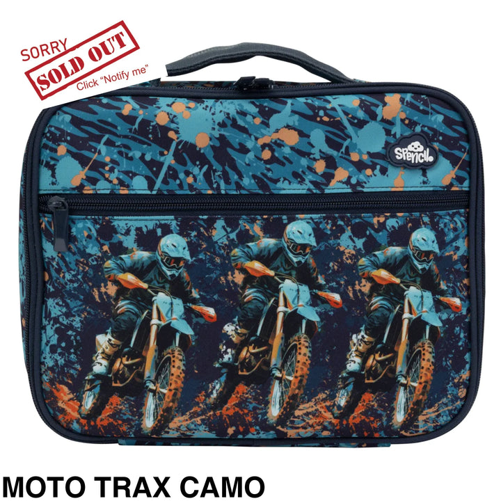 Spencil Big Cooler Lunch Bag Moto Trax Camo