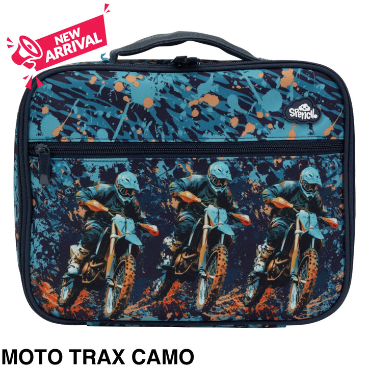 Spencil Big Cooler Lunch Bag Moto Trax Camo
